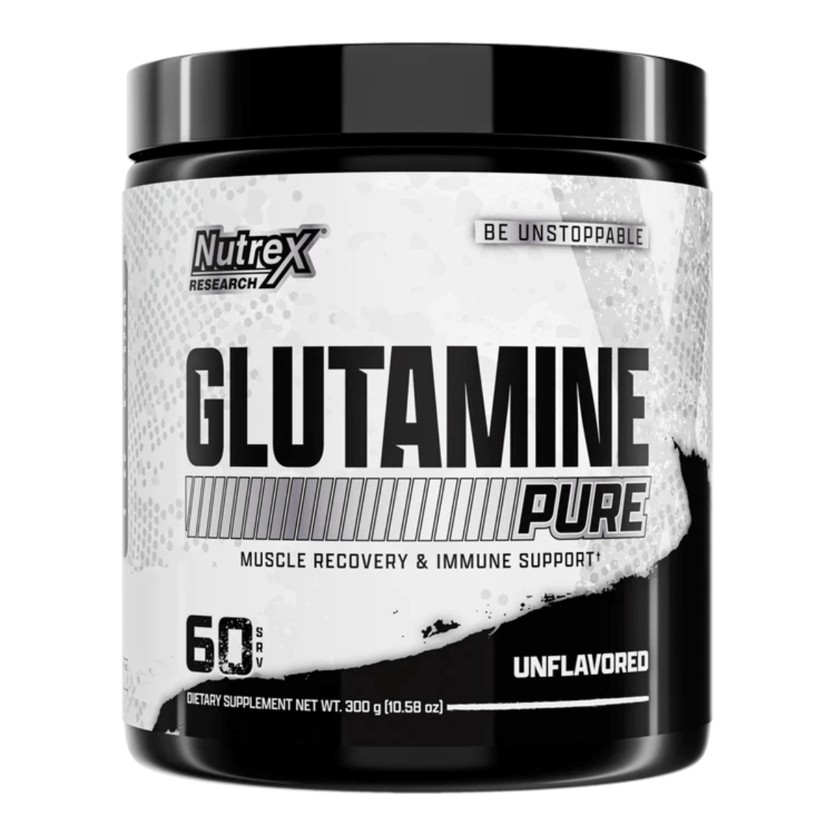 Glutamina Nutrex en polvo, 60 servidas de 5 gramos