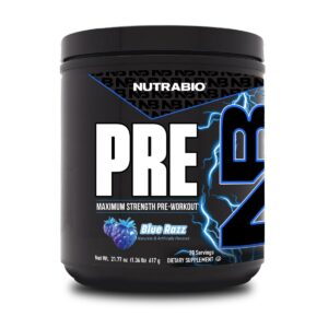 NutraBio PRE Workout – Máxima Fuerza, Kosher