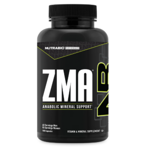 NutraBio ZMA® – Zinc + Magnesio + Vitamina B6