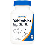 Yohimbina HCL (5 mg) 120 capsulas, Nutricost