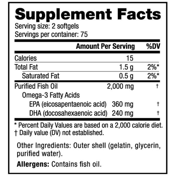Omega 3 - Aceite de Pescado NutraBIO