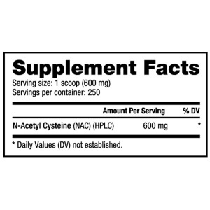 NAC (N-Acetyl-Cysteine) en Polvo 150 Gramos